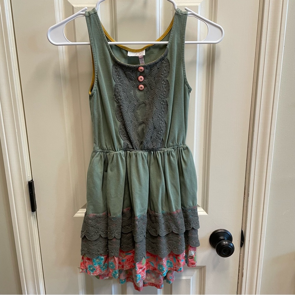 Matilda Jane Green and Pink Casual Dress